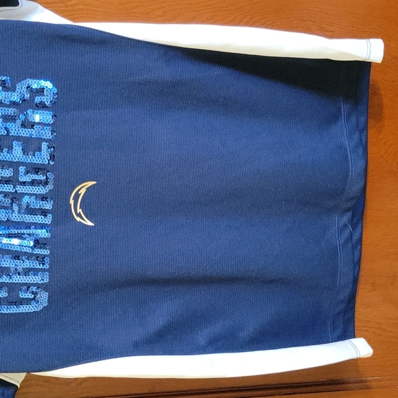 NFL APPAREL SAN DIEGO CHARGERS LADIES JERSEY MEDIUM T-SHIRT - Picture 7 of 7
